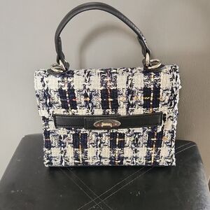 Madden NYC Tweed Handbag - New Without TAGs